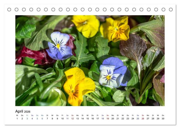 Produktbild: Wochenmarkt - Genussvoll Einkaufen (Tischkalender 2026 DIN A5 quer), CALVENDO Monatskalender