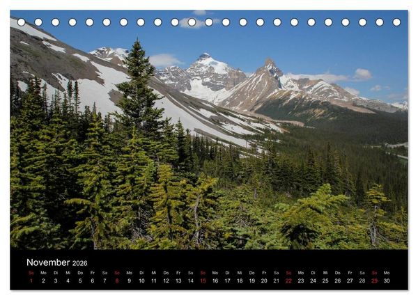 Produktbild: Kanadas Westen 2026 (Tischkalender 2026 DIN A5 quer), CALVENDO Monatskalender