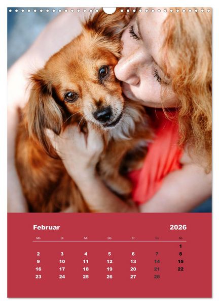 Produktbild: Du und ich - Dreamteamfotografie - Mensch und Hund (Wandkalender 2026 DIN A3 hoch), CALVENDO Monatskalender