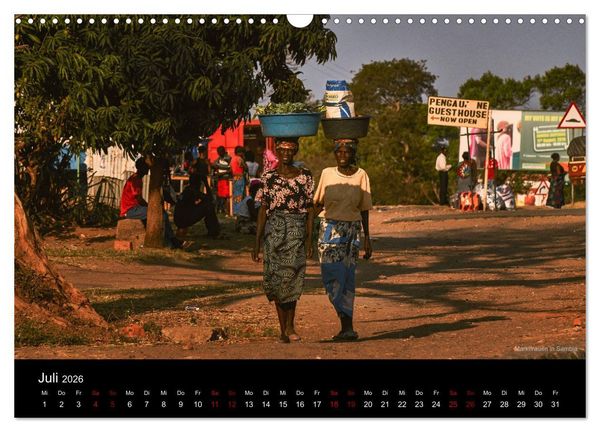 Produktbild: SAMBIA IM HERZEN AFRIKAS (Wandkalender 2026 DIN A3 quer), CALVENDO Monatskalender