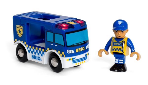 Produktbild: BRIO - Polizeiwagen mit Licht und Sound