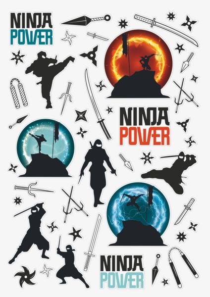 Produktbild: Brunnen Freundebuch Ninja Power &brvbar; 16&times;21 cm, 80 Seiten, t&uuml;rkis/schwarz