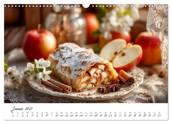 Produktbild: Klassiker aus Omas K&uuml;che - Zw&ouml;lf Kuchen mit Nostalgie-Gef&uuml;hl (Wandkalender 2027 DIN A3 quer), CALVENDO Monatskalender