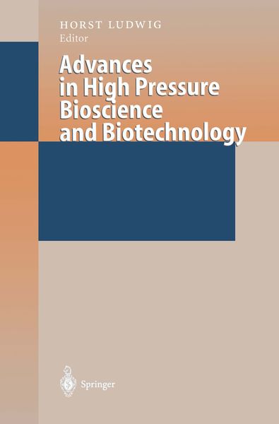 Produktbild: Advances in High Pressure Bioscience and Biotechnology