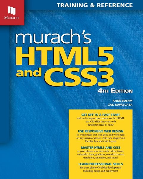 Produktbild: Boehm, A: Murach's Html5 and Css3, 4th Edition