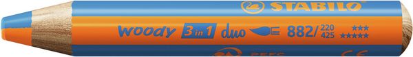 Produktbild: STABILO Multitalent-Stift woody 3 in 1 duo blau/orange
