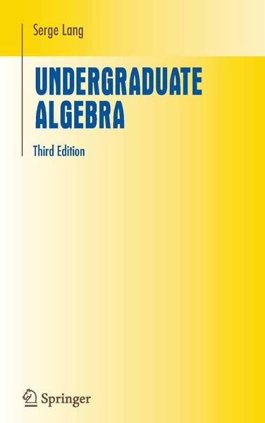 Produktbild: Undergraduate Algebra