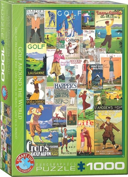 Puzzle 1000 Teile - Golf Around the World