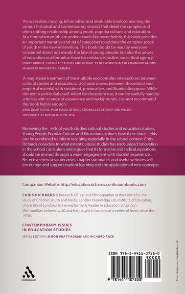 Produktbild: Young People, Popular Culture and Education