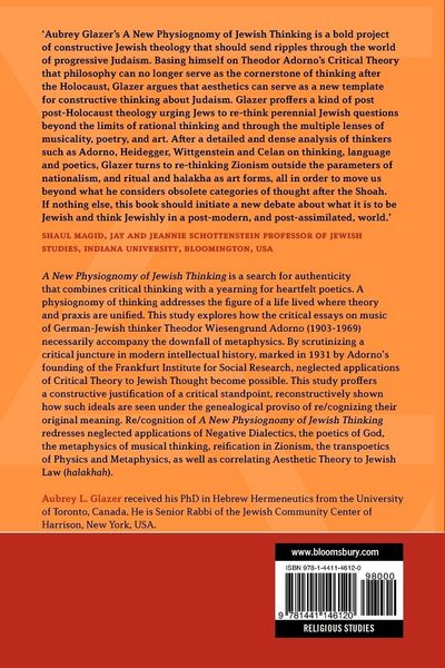 Produktbild: A New Physiognomy of Jewish Thinking