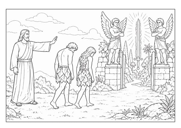 Produktbild: Bibel Malbuch f&uuml;r Kinder ab 8 Jahren und Erwachsene mit 74 wundersch&ouml;nen Ausmalmotiven aus dem Alten und Neuen Testament