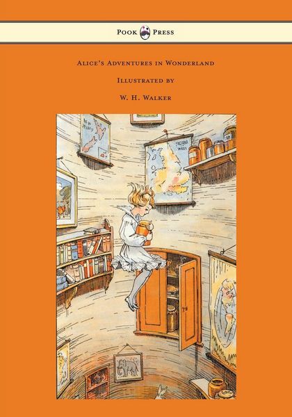Produktbild: Alice's Adventures in Wonderland - With Eight Coloured and 42 Other Illustrations by W. H. Walker
