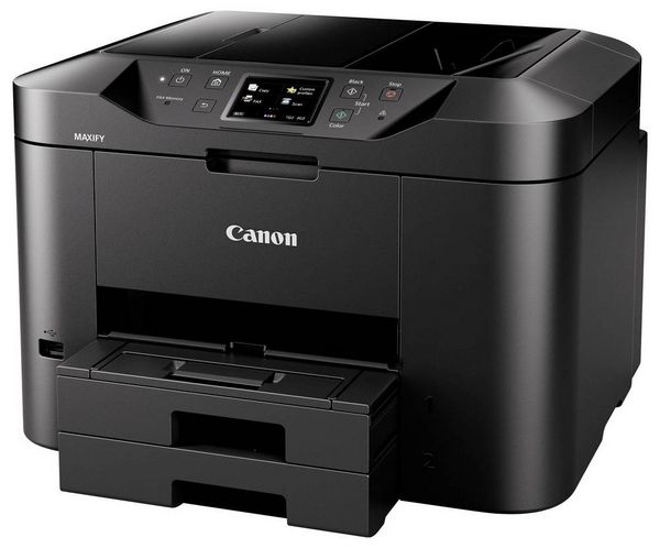 Produktbild: Canon MAXIFY MB2750 4 ipm b/n 15.5 ipm col Multifunktionsdrucker Tintenstrahl Farbe A4 LAN, WLAN, Duplex, ADF
