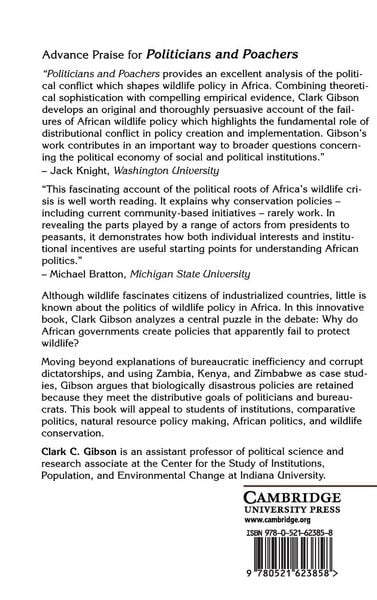Produktbild: Politicians and Poachers