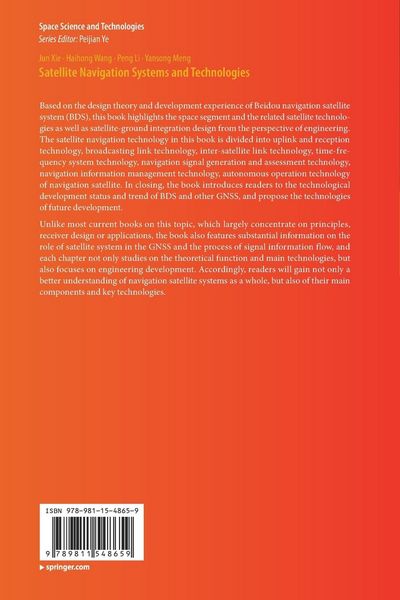 Produktbild: Satellite Navigation Systems and Technologies