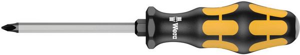 Produktbild: Wera 918 05017050001 Werkstatt Kreuzschlitz-Schraubendreher PZ 1 Klingenl&auml;nge: 80 mm DIN ISO 8764-PZ, DIN 5262