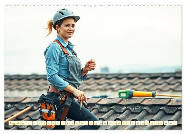 Produktbild: Powerfrauen - Frauen in anspruchsvollen Berufen (Wandkalender 2026 DIN A2 quer), CALVENDO Monatskalender