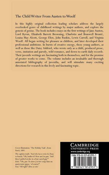 Produktbild: The Child Writer from Austen to Woolf