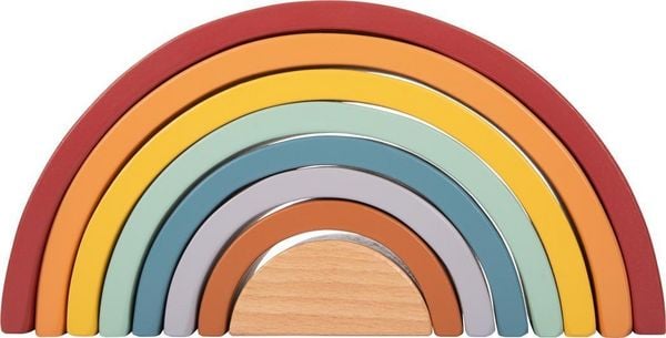 Produktbild: Holzbausteine Regenbogen "Safari"