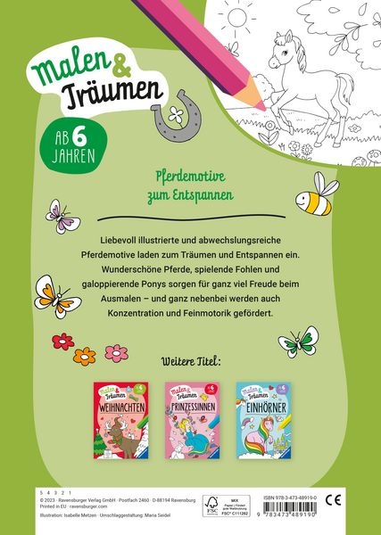 Produktbild: Pferde - malen & tr&auml;umen