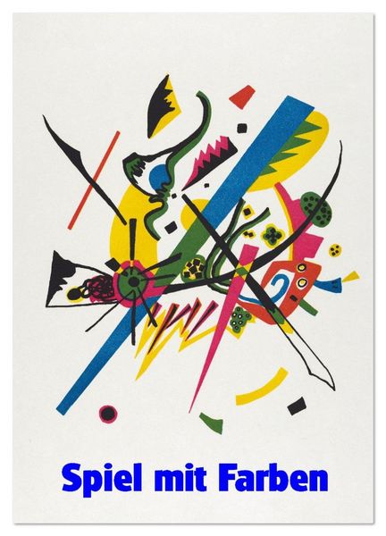 Spiel mit Farben (Wandkalender 2026 DIN A2 hoch), CALVENDO Monatskalender