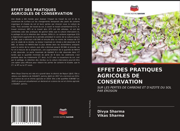 Produktbild: Effet des Pratiques Agricoles De Conservation