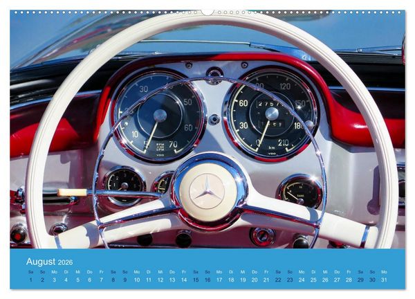 Produktbild: Mercedes Classics (hochwertiger Premium Wandkalender 2026 DIN A2 quer), Kunstdruck in Hochglanz