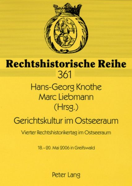 Produktbild: Gerichtskultur im Ostseeraum- Vierter Rechtshistorikertag im Ostseeraum