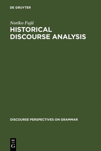 Produktbild: Historical Discourse Analysis