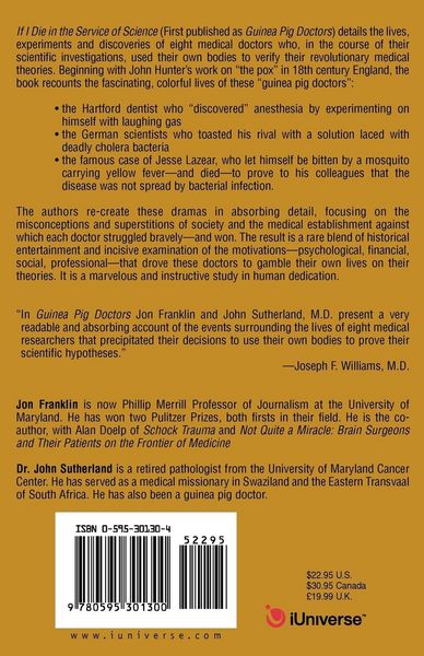 Produktbild: If I Die In The Service Of Science