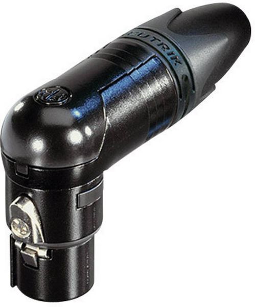 Produktbild: Neutrik NC3FRX-B XLR-Steckverbinder Buchse, gewinkelt Polzahl: 3 Schwarz 1 St.