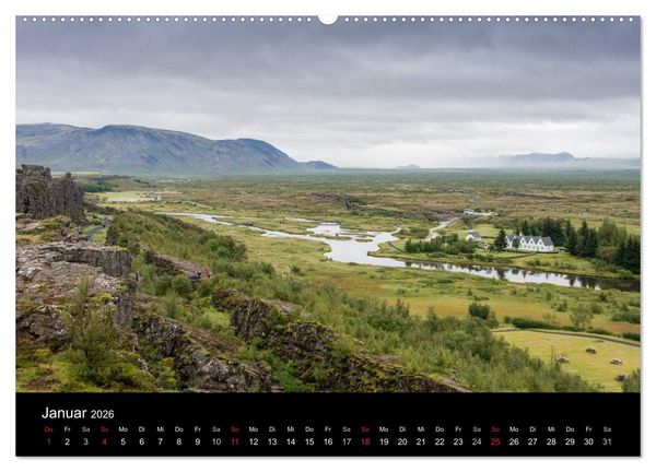 Produktbild: Faszination Island (Wandkalender 2026 DIN A2 quer), CALVENDO Monatskalender