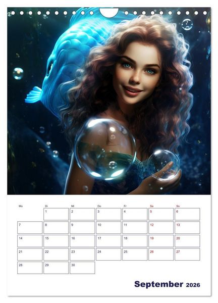 Produktbild: Die wundersame Welt der Zauberwesen (Wandkalender 2026 DIN A4 hoch), CALVENDO Monatskalender