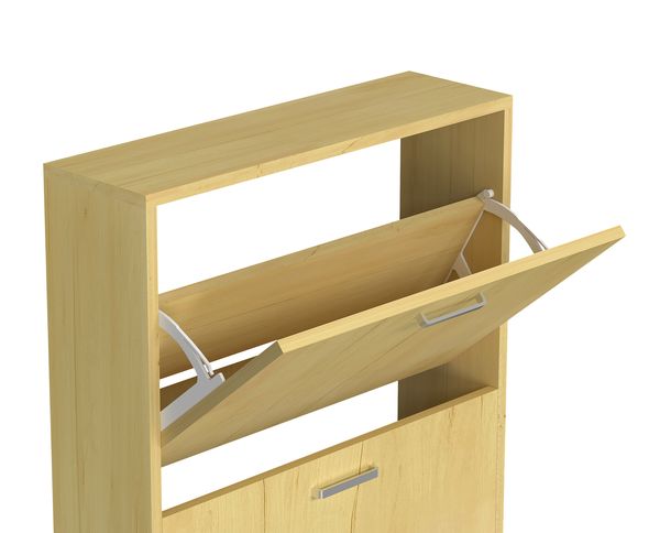 Produktbild: Holz Schuhregal Schuhschrank Schuhkipper Sulos XL