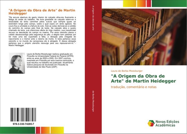 Produktbild: "A Origem da Obra de Arte" de Martin Heidegger