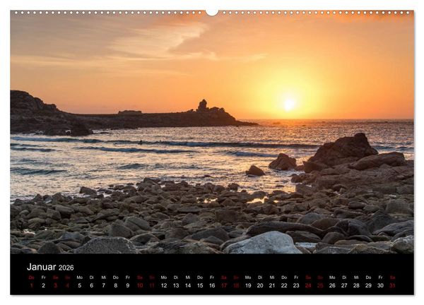 Produktbild: Sehnsucht Bretagne (hochwertiger Premium Wandkalender 2026 DIN A2 quer), Kunstdruck in Hochglanz