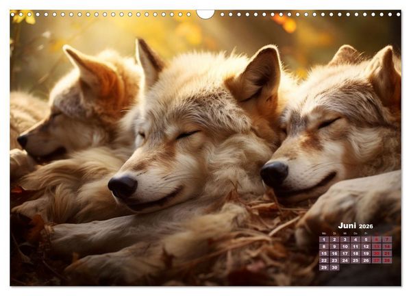 Produktbild: Wenn sie schlafen... (Wandkalender 2026 DIN A3 quer), CALVENDO Monatskalender