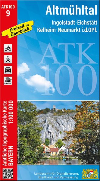 Produktbild: ATK100-9 Altm&uuml;hltal (Amtliche Topographische Karte 1:100000)