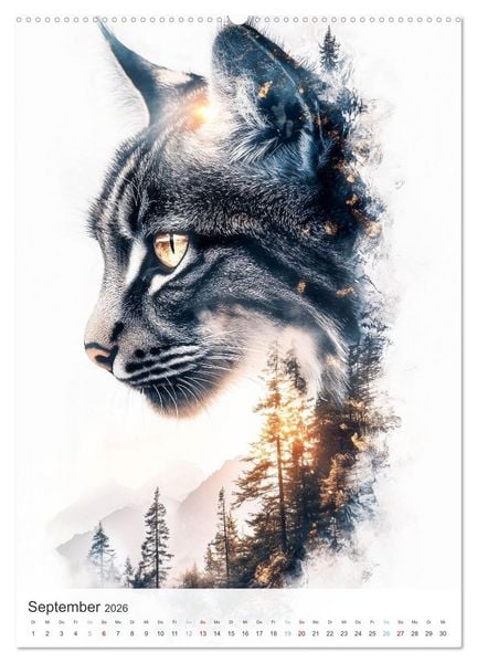 Produktbild: Fl&uuml;stern im Wald (Wandkalender 2026 DIN A2 hoch), CALVENDO Monatskalender
