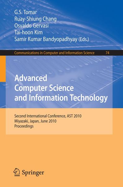 Produktbild: Advanced Computer Science and Information Technology