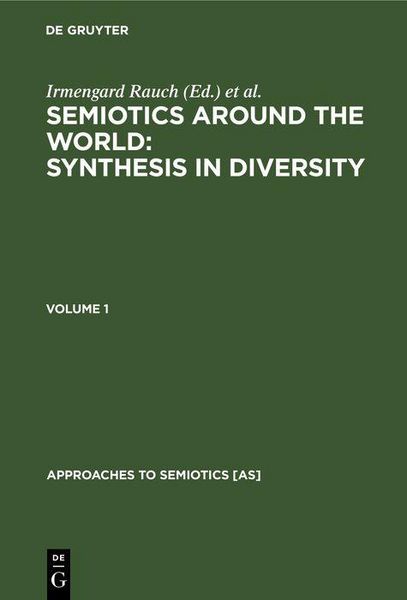 Produktbild: Semiotics around the World: Synthesis in Diversity