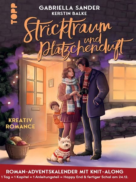 Produktbild: Stricktraum und Pl&auml;tzchenduft. Eine Kreativ-Romance. Mit Muster-Schal-Knit-Along. Adventskalenderbuch (Band 2)