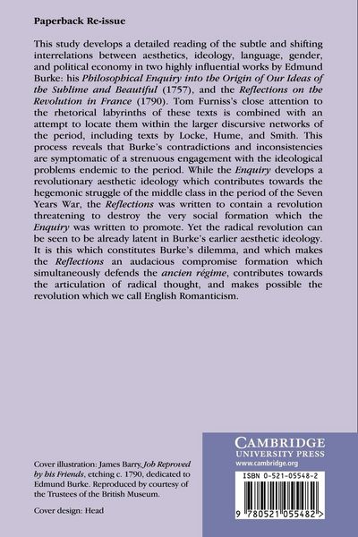 Produktbild: Edmund Burke's Aesthetic Ideology