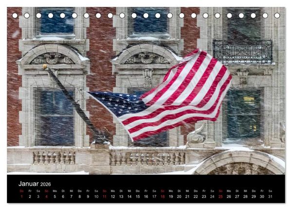 Produktbild: Zu Besuch in New York (Tischkalender 2026 DIN A5 quer), CALVENDO Monatskalender