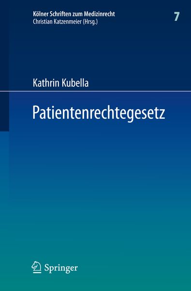 Produktbild: Patientenrechtegesetz