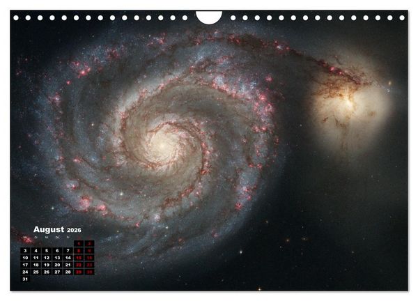Produktbild: Hubble - 35 Jahre atemberaubende Aufnahmen (Wandkalender 2026 DIN A4 quer), CALVENDO Monatskalender