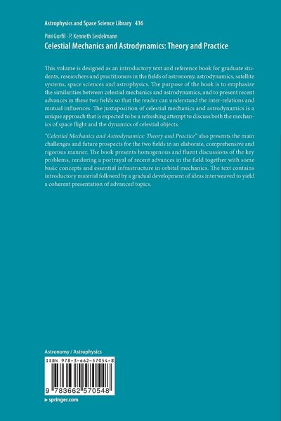 Produktbild: Celestial Mechanics and Astrodynamics: Theory and Practice