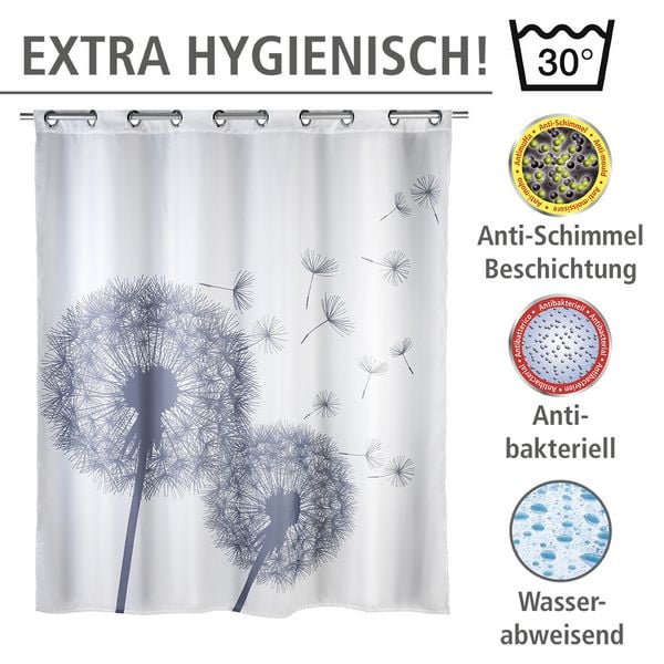 Produktbild: Anti-Schimmel Duschvorhang Mod. Astera Flex, aus 100 % Polyester