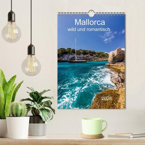 Produktbild: Mallorca - wild und romantisch (Wandkalender 2026 DIN A4 hoch), CALVENDO Monatskalender