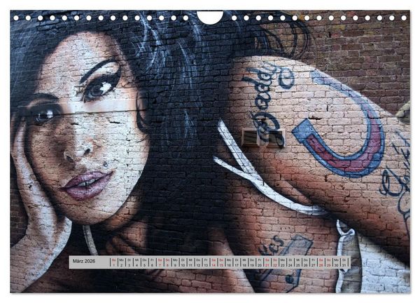 Produktbild: Street Art in London - cool, stylisch und hochprofessionell (Wandkalender 2026 DIN A4 quer), CALVENDO Monatskalender